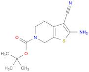 Thieno[2,3-c]pyridine-6(5H)-carboxylic acid, 2-amino-3-cyano-4,7-dihydro-, 1,1-dimethylethyl ester