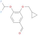 Benzaldehyde, 3-(cyclopropylmethoxy)-4-(difluoromethoxy)-