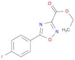 1,2,4-Oxadiazole-3-carboxylic acid, 5-(4-fluorophenyl)-, ethyl ester