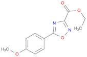 1,2,4-Oxadiazole-3-carboxylic acid, 5-(4-methoxyphenyl)-, ethyl ester