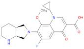 3-Quinolinecarboxylic acid, 1-cyclopropyl-6-fluoro-1,4-dihydro-8-methoxy-7-[(4aS,7aS)-octahydro-6H-pyrrolo[3,4-b]pyridin-6-yl]-4-oxo-