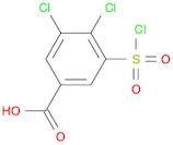 Benzoic acid, 3,4-dichloro-5-(chlorosulfonyl)-