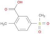 Benzoic acid, 2-methyl-5-(methylsulfonyl)-