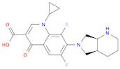 3-Quinolinecarboxylic acid, 1-cyclopropyl-6,8-difluoro-1,4-dihydro-7-[(4aS,7aS)-octahydro-6H-pyrro…