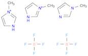1H-Imidazole, 1-methyl-, mono[tetrafluoroborate(1-)] (9CI)