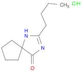 1,3-Diazaspiro[4.4]non-1-en-4-one, 2-butyl-, hydrochloride (1:1)