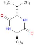 2,5-Piperazinedione, 3-methyl-6-(1-methylethyl)-, (3R,6S)-