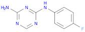 1,3,5-Triazine-2,4-diamine, N2-(4-fluorophenyl)-
