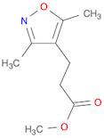 4-Isoxazolepropanoic acid, 3,5-dimethyl-, methyl ester