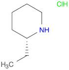 Piperidine, 2-ethyl-, hydrochloride (1:1), (2R)-