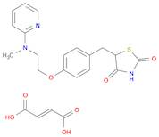 2,4-Thiazolidinedione, 5-[[4-[2-(methyl-2-pyridinylamino)ethoxy]phenyl]methyl]-, (2Z)-2-butenedioate (1:1)