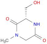 2,5-Piperazinedione, 3-(hydroxymethyl)-1-methyl-, (3S)-