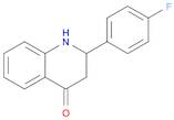 4(1H)-Quinolinone, 2-(4-fluorophenyl)-2,3-dihydro-