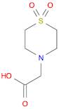 4-Thiomorpholineacetic acid, 1,1-dioxide