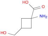 Cyclobutanecarboxylic acid, 1-amino-3-(hydroxymethyl)-