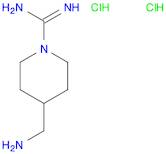 1-Piperidinecarboximidamide, 4-(aminomethyl)-, hydrochloride (1:2)