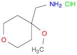 2H-Pyran-4-methanamine, tetrahydro-4-methoxy-, hydrochloride (1:1)