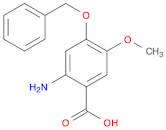 Benzoic acid, 2-amino-5-methoxy-4-(phenylmethoxy)-