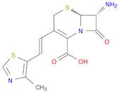5-Thia-1-azabicyclo[4.2.0]oct-2-ene-2-carboxylic acid, 7-amino-3-[(1Z)-2-(4-methyl-5-thiazolyl)ethenyl]-8-oxo-, (6R,7R)-