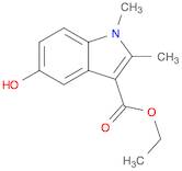 1H-Indole-3-carboxylic acid, 5-hydroxy-1,2-dimethyl-, ethyl ester