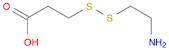Propanoic acid, 3-[(2-aminoethyl)dithio]-