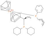 Ferrocene, 1-[(1R)-1-(dicyclohexylphosphino)ethyl]-2-(diphenylphosphino)-, (2R)-