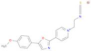 Pyridinium, 1-(2-isothiocyanatoethyl)-4-[5-(4-methoxyphenyl)-2-oxazolyl]-, bromide (1:1)
