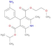 3,5-Pyridinedicarboxylic acid, 4-(3-aminophenyl)-1,4-dihydro-2,6-dimethyl-, 3-(2-methoxyethyl) 5-(1-methylethyl) ester