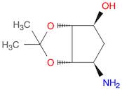 4H-Cyclopenta-1,3-dioxol-4-ol, 6-aminotetrahydro-2,2-dimethyl-, (3aR,4S,6R,6aS)-