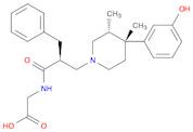 Glycine, N-[(2S)-2-[[(3R,4R)-4-(3-hydroxyphenyl)-3,4-dimethyl-1-piperidinyl]methyl]-1-oxo-3-phenylpropyl]-