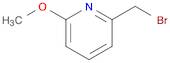 Pyridine, 2-(bromomethyl)-6-methoxy-