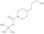1-Piperidinecarboxylic acid, 4-(3-hydroxypropyl)-, 1,1-dimethylethyl ester