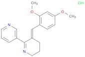 2,3'-Bipyridine, 3-[(2,4-dimethoxyphenyl)methylene]-3,4,5,6-tetrahydro-, hydrochloride (1:2), (3E)-