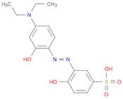 Benzenesulfonic acid, 3-[2-[4-(diethylamino)-2-hydroxyphenyl]diazenyl]-4-hydroxy-