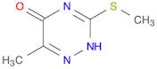 1,2,4-Triazin-5(2H)-one, 6-methyl-3-(methylthio)-
