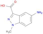 1H-Indazole-3-carboxylic acid, 5-amino-1-methyl-