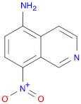 5-Isoquinolinamine, 8-nitro-
