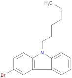9H-Carbazole, 3-bromo-9-hexyl-
