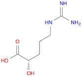 Pentanoic acid, 5-[(aminoiminomethyl)amino]-2-hydroxy-, (2S)-