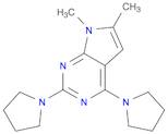 7H-Pyrrolo[2,3-d]pyrimidine, 6,7-dimethyl-2,4-di-1-pyrrolidinyl-