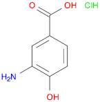 Benzoic acid, 3-amino-4-hydroxy-, hydrochloride (1:1)