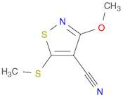 4-Isothiazolecarbonitrile, 3-methoxy-5-(methylthio)-