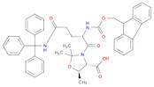 4-Oxazolidinecarboxylic acid, 3-[(2S)-2-[[(9H-fluoren-9-ylmethoxy)carbonyl]amino]-1,5-dioxo-5-[(triphenylmethyl)amino]pentyl]-2,2,5-trimethyl-, (4S,5R)-