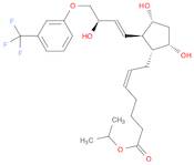 5-Heptenoic acid, 7-[(1R,2R,3R,5S)-3,5-dihydroxy-2-[(1E,3R)-3-hydroxy-4-[3-(trifluoromethyl)phenoxy]-1-buten-1-yl]cyclopentyl]-, 1-methylethyl ester, (5Z)-