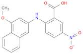 Benzoic acid, 2-[(4-methoxy-2-naphthalenyl)amino]-5-nitro-