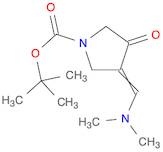 1-Pyrrolidinecarboxylic acid, 3-[(dimethylamino)methylene]-4-oxo-, 1,1-dimethylethyl ester