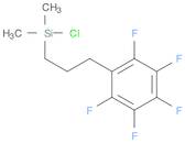 Benzene, 1-[3-(chlorodimethylsilyl)propyl]-2,3,4,5,6-pentafluoro-