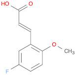 2-Propenoic acid, 3-(5-fluoro-2-methoxyphenyl)-, (E)- (9CI)