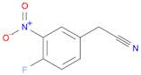 Benzeneacetonitrile, 4-fluoro-3-nitro-