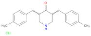 4-Piperidinone, 3,5-bis[(4-methylphenyl)methylene]-, hydrochloride (1:1)
